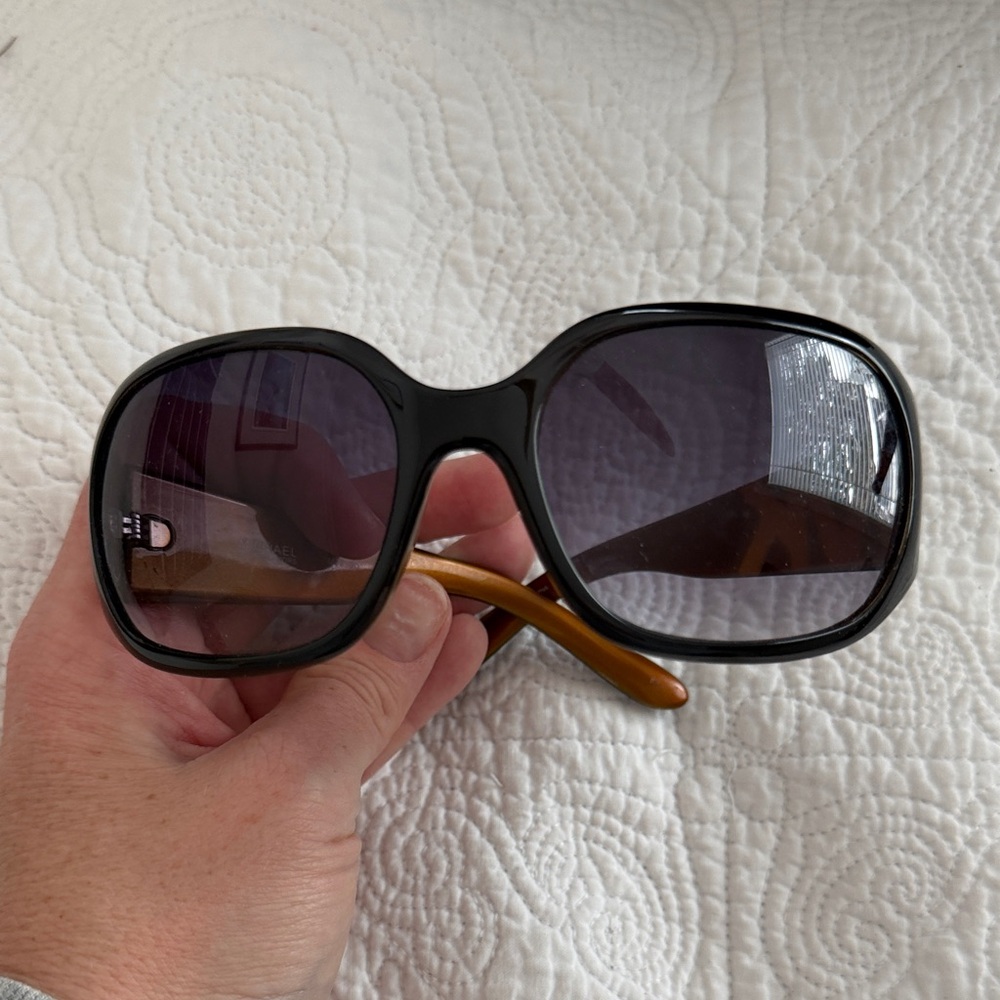 Michael Kors Black and Brown Sunglasses